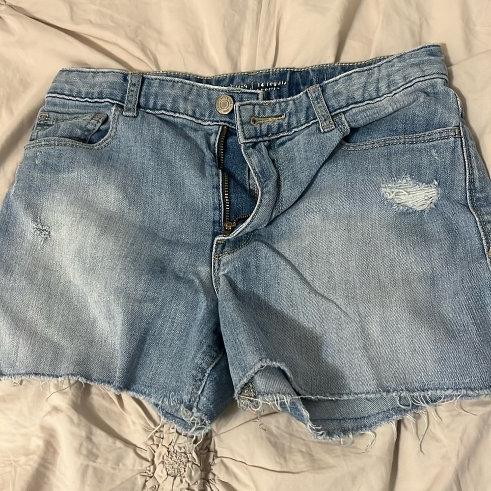 kids denim shorts